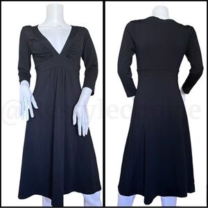 Susana Monaco Black Midi Dress